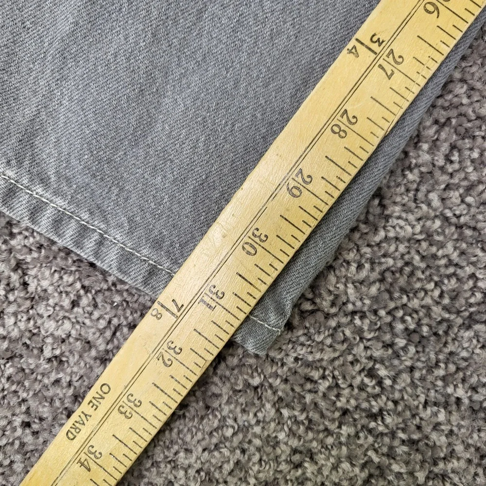 Levi's Men's 501 Original Straight‎ Leg Button Fly Grey Jeans 34x36 Vintage 2008
